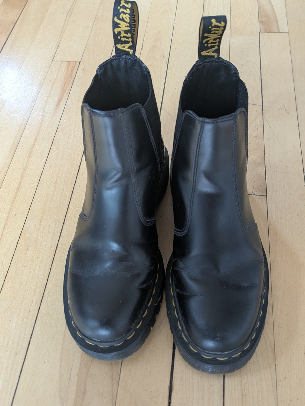 Dr Martens 2976 Smooth Black Leather Men's Chelsea Boots